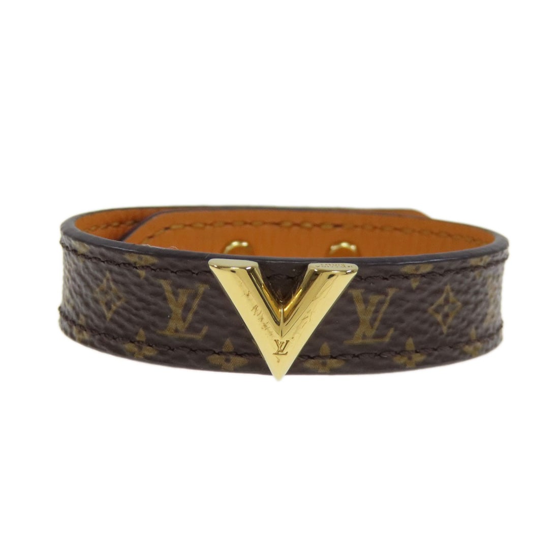LOUIS VUITTON M6042 Monogram Canvas Essential V Bracelet (1 of 10)