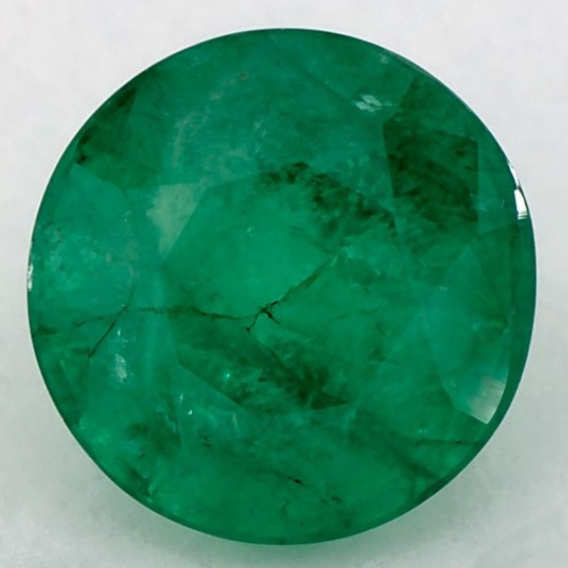 Loose Emerald Gemstone 1.7ct Green SI - Round (1 of 1)