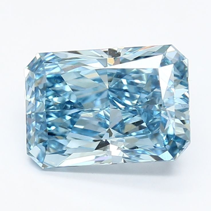 Loose Lab Diamond 2.2ct Radiant Fancy Vivid Blue VS1 - IGI: Loose Lab Diamond 2.2ct Radiant Fancy Vivid Blue VS1 - IGI Tiffany Silver Necklace for women, 40.5 cm in circumference, featuring a diamond pendant, in used but like new condition. Item Specifics: