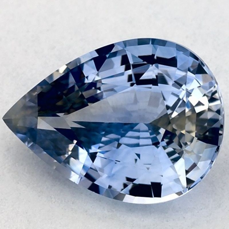 Loose Sapphire Gemstone 2.06ct Blue EC - Pear: Loose Sapphire Gemstone 2.06ct Blue EC - Pear Christian Dior Band Ring for women, made of pink gold and artificial pearl, size 6 US, in very good condition with minor traces of use. Item Specifics: