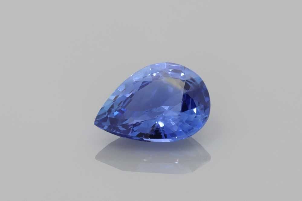 Loose Sapphire Gemstone 1.65ct Blue - Pear: Loose Sapphire Gemstone 1.65ct Blue - Pear Loose blue sapphire gemstone weighing 1.65ct, faceted with enhanced clarity (EC), measuring 8.79L x 6.84W mm, certified by OTHER. Item Specifics: Type: Sapph