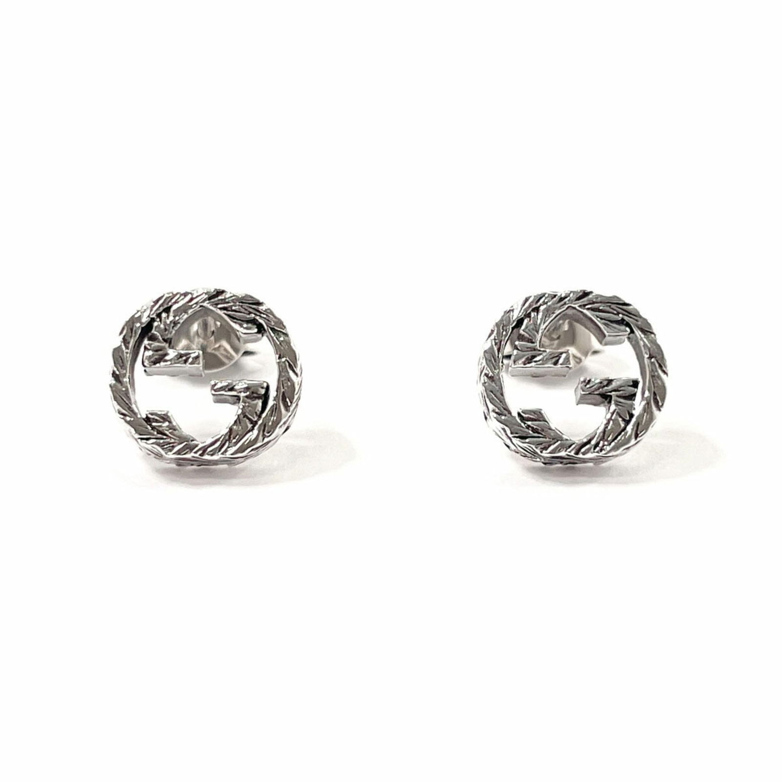 Gucci Silver 925 Stud Earrings: Gucci Silver 925 Stud Earrings Loose 1.46ct pink sapphire gemstone, faceted with EC clarity, treated by heating. Item Specifics: Brand: Gucci Type: Stud Earrings Gender: Women,Men Material: Silver 925