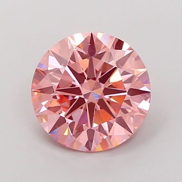 Ideal Loose Lab Diamond IGI Round 3.02ct Fancy Vivid Pink VS1: Ideal Loose Lab Diamond IGI Round 3.02ct Fancy Vivid Pink VS1 Ideal Loose Lab Diamond IGI Round, 3.02ct Fancy Vivid Pink with VS1 clarity, dimensions of 9.3L x 9.34W x 5.61H, certified by IGI. Item