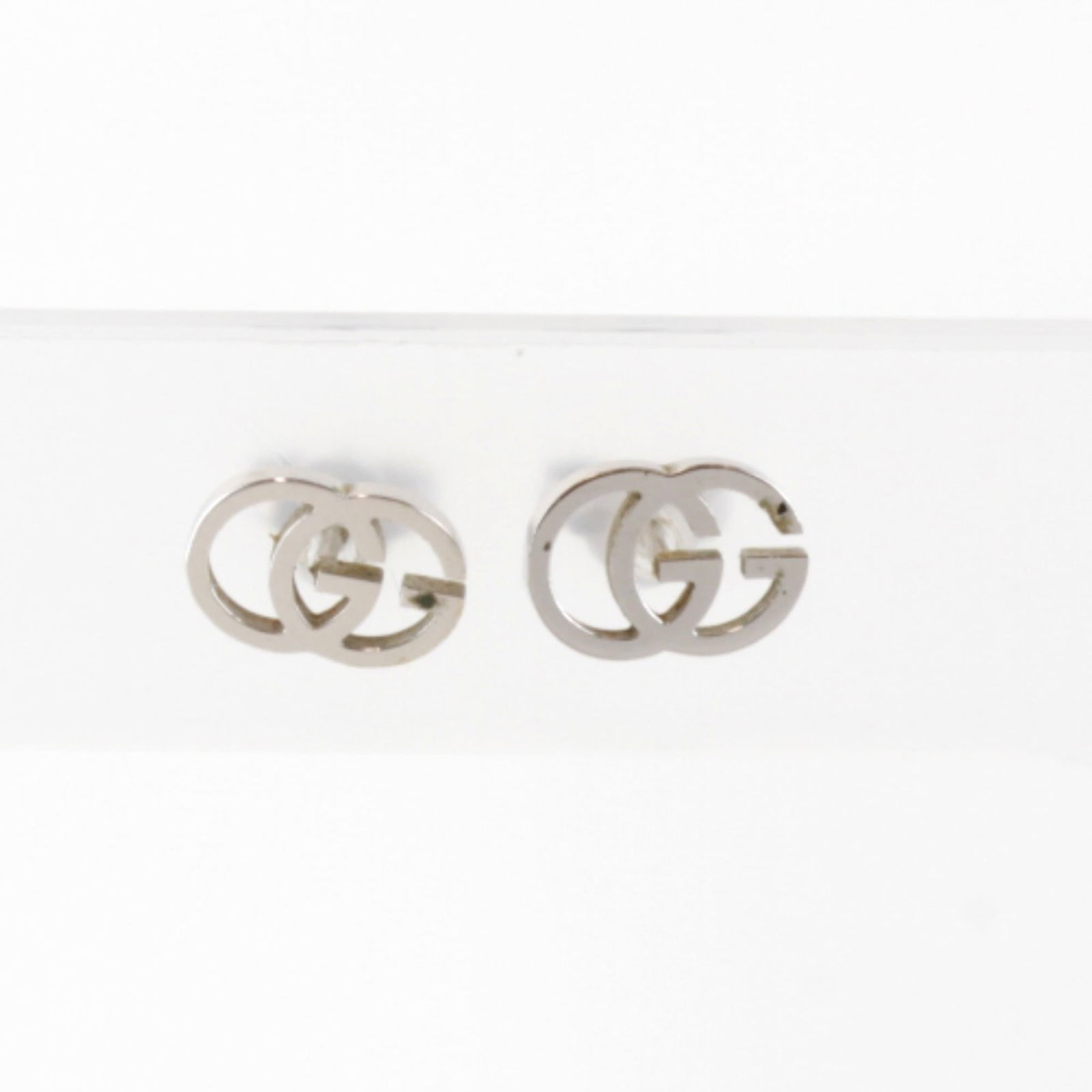 Gucci 18K White Gold Stud Earrings (1 of 9)