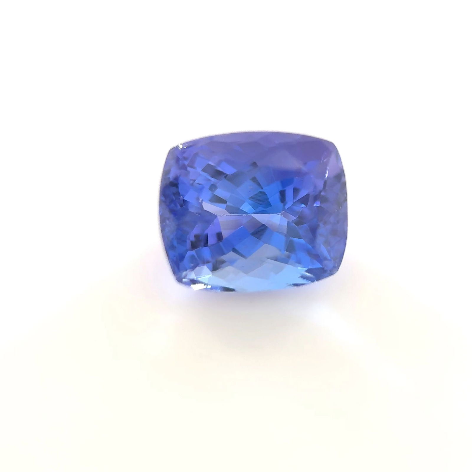 Loose Tanzanite Gemstone Cushion 2.43ct Blue EC (1 of 1)