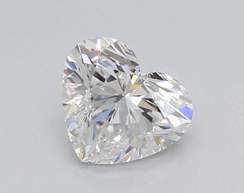 Loose Lab Diamond Heart 1.02ct E VS2: Loose Lab Diamond Heart 1.02ct E VS2 Loose lab-grown diamond weighing 1.02ct, with E color and VS2 clarity, measuring 7.04L x 6.04W x 4.18H mm, with no certification. Item Specifics: Source: This Is