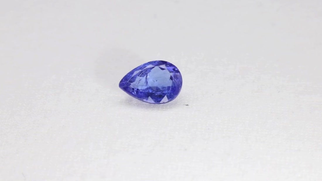 Loose Tanzanite Gemstone IGI Pear 1.78ct Blue SI (1 of 1)