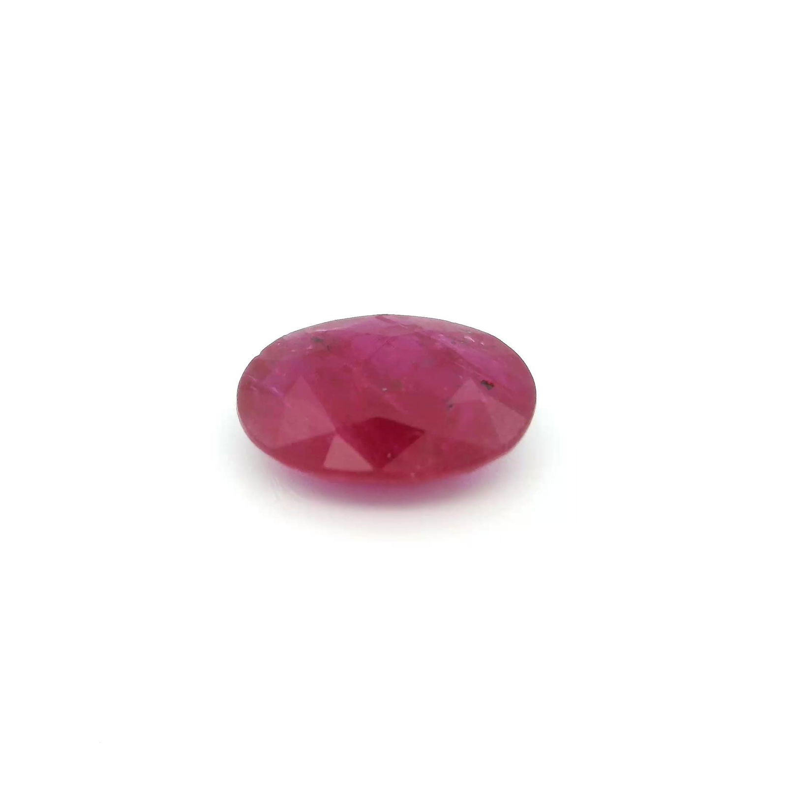 Loose Ruby Gemstone 2.46ct Oval Red SI (1 of 1)