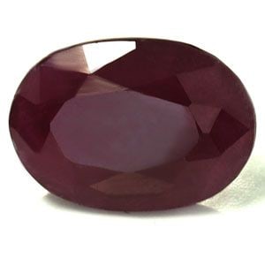 Loose Ruby Gemstone GIA Oval 4.9ct Red SI (1 of 1)