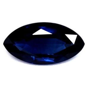 Loose Sapphire Gemstone GIA Marquise 1.49ct Blue SI: Loose Sapphire Gemstone GIA Marquise 1.49ct Blue SI Loose Sapphire Gemstone, 1.49ct, GIA certified with a marquise cut, color blue, and clarity SI. Measures 10.55 x 5.52 mm and is untreated. Item Spec