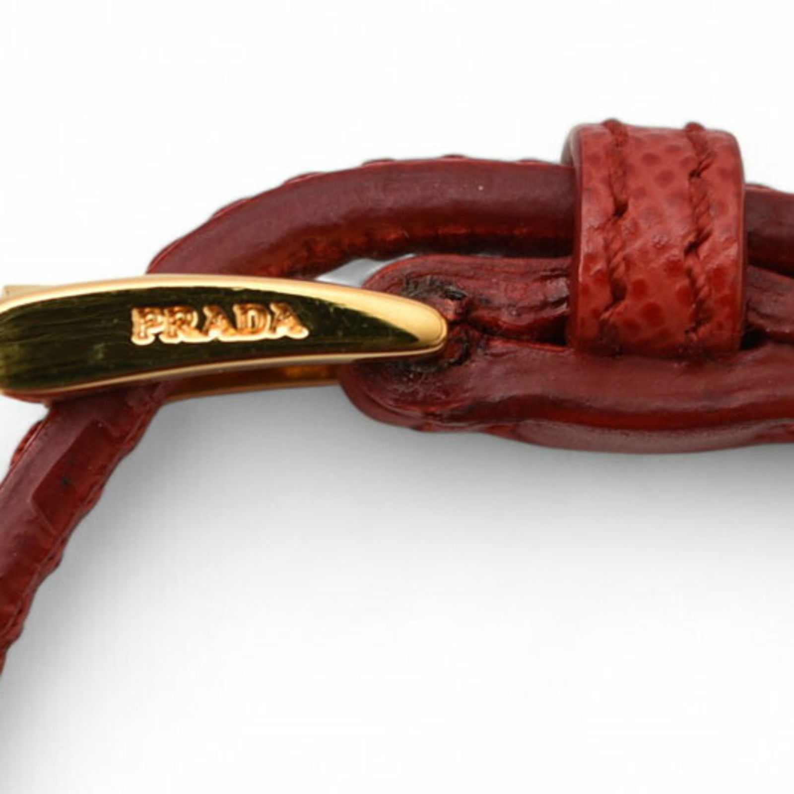Prada Leather Bangle - 3