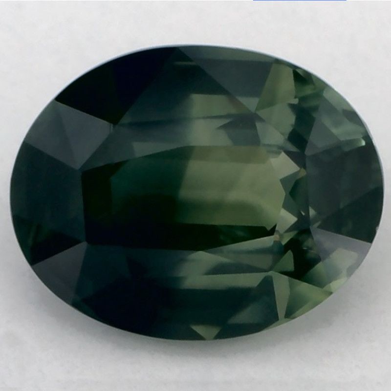 Loose Sapphire Gemstone 3.09ct Green Oval: Loose Sapphire Gemstone 3.09ct Green Oval Loose sapphire gemstone weighing 3.09ct, green oval cut with eye-clean clarity, heated treatment, measuring 9.73 x 7.69 mm. Item Specifics: Type: Sapphire