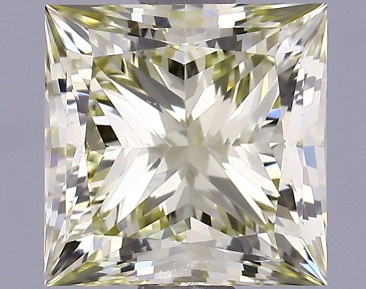 Loose Lab Diamond 1.5ct Fancy Yellow VVS2 - IGI Princess: Loose Lab Diamond 1.5ct Fancy Yellow VVS2 - IGI Princess Loose lab-grown diamond weighing 1.5ct, fancy yellow color with VVS2 clarity, IGI certified, featuring excellent polish and symmetry, measures