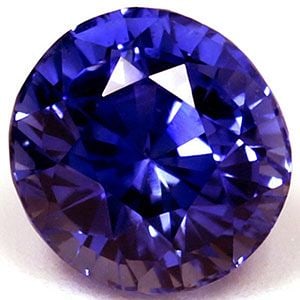 Loose Sapphire Gemstone Round 1.22ct Blue EC: Loose Sapphire Gemstone Round 1.22ct Blue EC Loose blue sapphire gemstone weighing 1.22ct, faceted with vivid blue color and EC clarity, without certification. Item Specifics: Type: Sapphire Carat:
