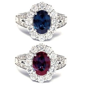 Loose Alexandrite Gemstone Oval 1.8ct Green EC: Loose Alexandrite Gemstone Oval 1.8ct Green EC A loose oval alexandrite gemstone weighing 1.8ct, faceted with green color and EC clarity, untreated, measuring 9.0mm by 6.58mm, with no certification