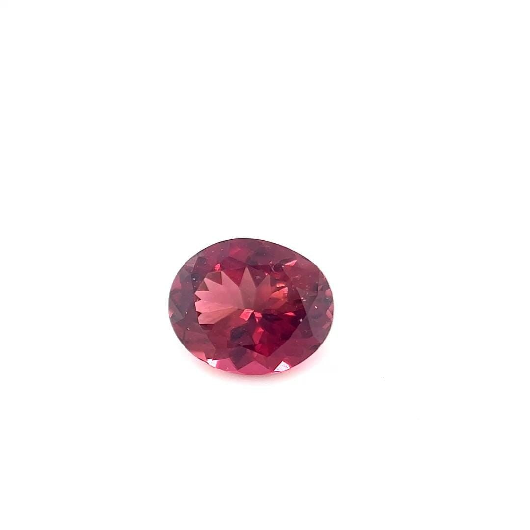 Loose Tourmaline Gemstone Oval 1.1ct Pink SI (1 of 1)