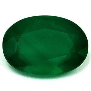 Loose Emerald Gemstone 1.82ct Green SI - Oval (1 of 1)