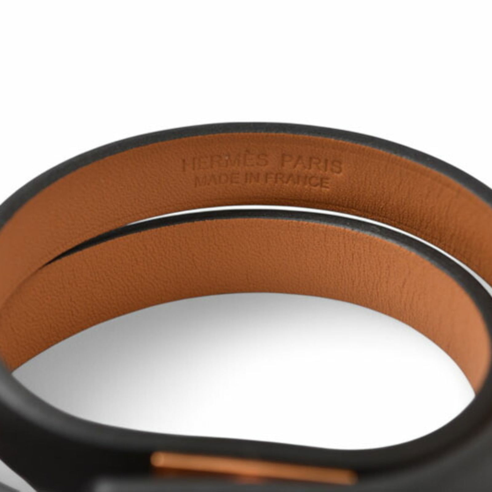 Leather Hermes Bangle - 3