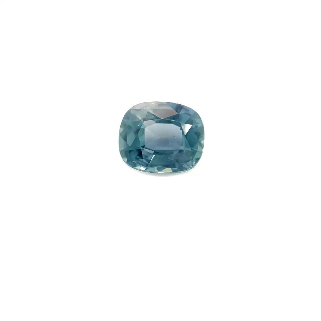 Loose Sapphire Gemstone Cushion 1.25ct Blue EC: Loose Sapphire Gemstone Cushion 1.25ct Blue EC Loose sapphire gemstone, cushion cut, 1.25ct, blue color, clarity EC, heated treatment, measures 6.96 x 5.87 mm. Item Specifics: Type: Sapphire Carat: