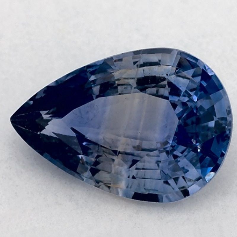 Loose Sapphire Gemstone Pear 2.11ct Blue SI: Loose Sapphire Gemstone Pear 2.11ct Blue SI Loose 2.11ct blue sapphire gemstone, faceted with SI clarity and heated treatment, measuring 10.06mm in length. Item Specifics: Type: Sapphire Carat: 2.11