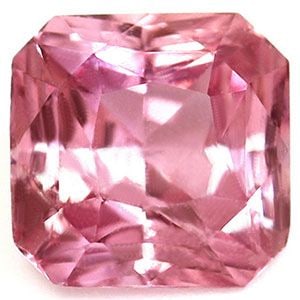 Loose Sapphire Gemstone 1.02ct Pink SI - Emerald: Loose Sapphire Gemstone 1.02ct Pink SI - Emerald Loose pink sapphire gemstone, 1.02 carats, faceted emerald cut, vivid pink color, with SI clarity and no treatments; certification not specified. Item
