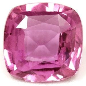 Loose Sapphire Gemstone 1.36ct Pink SI - Cushion (1 of 1)