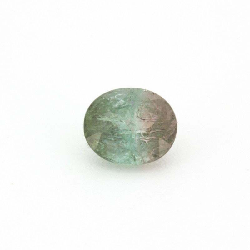 Loose Tourmaline Gemstone ALGT Oval 1.3ct Bi_Color SI (1 of 1)