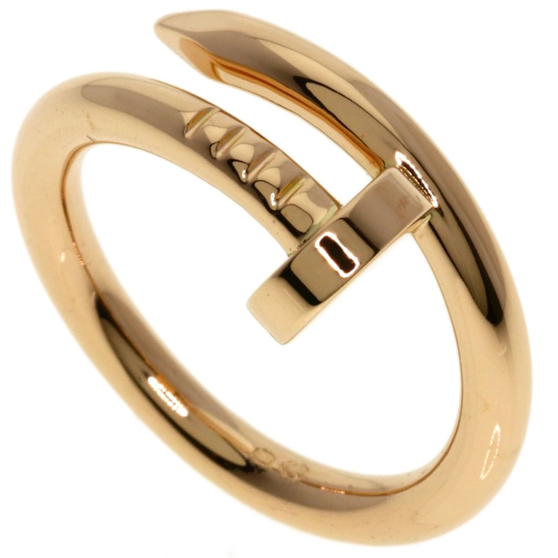 CARTIER Juste un Clou Classique Ring #52 K18 Pink Gold: CARTIER Juste un Clou Classique Ring #52 K18 Pink Gold CARTIER Juste un Clou Classique Ring in K18 pink gold, size 6.25 US, made in France. Item Specifics: Brand: CARTIER Style: Ring Material: K18