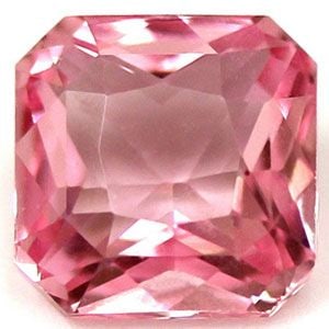 Loose Sapphire Gemstone 1.12ct Pink Emerald: Loose Sapphire Gemstone 1.12ct Pink Emerald Loose sapphire gemstone weighing 1.12ct, color pink, clarity SI, with a faceted cut and soft pink shade; measurements are 5.64L x 5.61W. Item Specifics: Typ