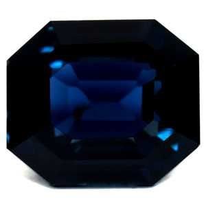 Emerald 3.15ct Blue EC - Loose Spinel Gemstone: Emerald 3.15ct Blue EC - Loose Spinel Gemstone This 3.15ct Loose Spinel Gemstone features a faceted cut in intense blue color with eye-clean clarity, measuring 8.55L x 7.37W mm, certified by GIA. Item
