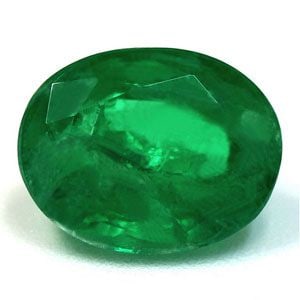 Loose Oval 2.01ct Green MI Emerald Gemstone (1 of 1)