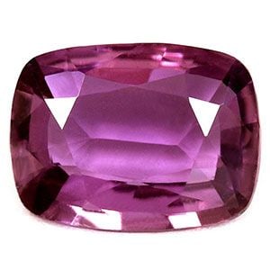 Loose Sapphire Gemstone Cushion 1.61ct Pink SI: Loose Sapphire Gemstone Cushion 1.61ct Pink SI Loose cushion sapphire gemstone weighing 1.61ct, faceted with purplish pink color and SI clarity, untreated and uncertified. Item Specifics: Type: