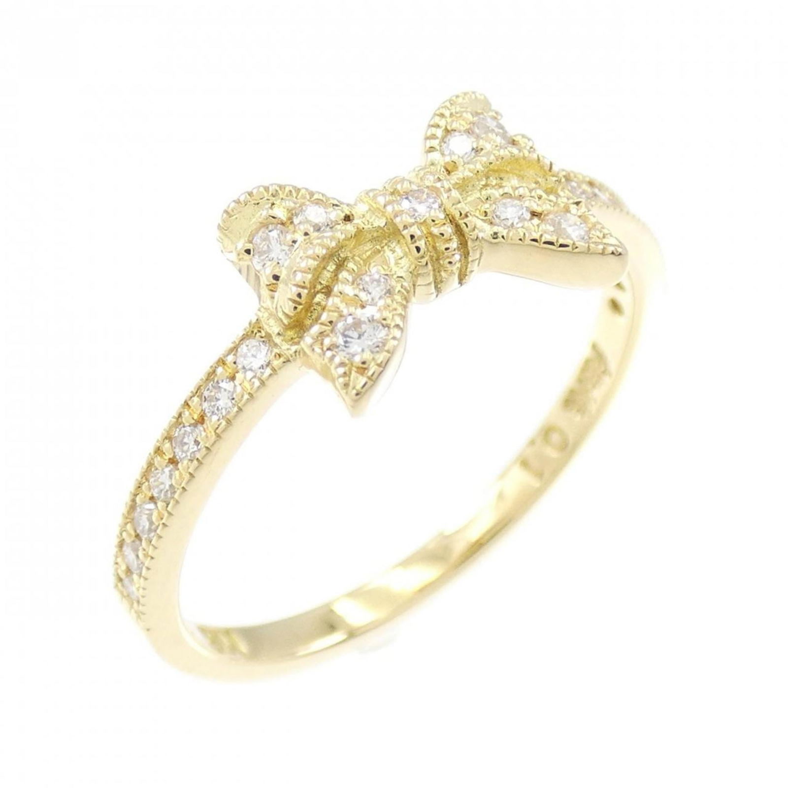 Ahkah Yellow Gold Band Ring (18K): Ahkah Yellow Gold Band Ring (18K) Ahkah 18K yellow gold band ring for women, featuring a 0.1ct diamond, US size 4.5, 1.6mm width, and weighing 1.8g, in very good used condition. Item Specifics: