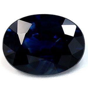 Loose Sapphire Gemstone Oval 1.3ct Blue SI (1 of 1)