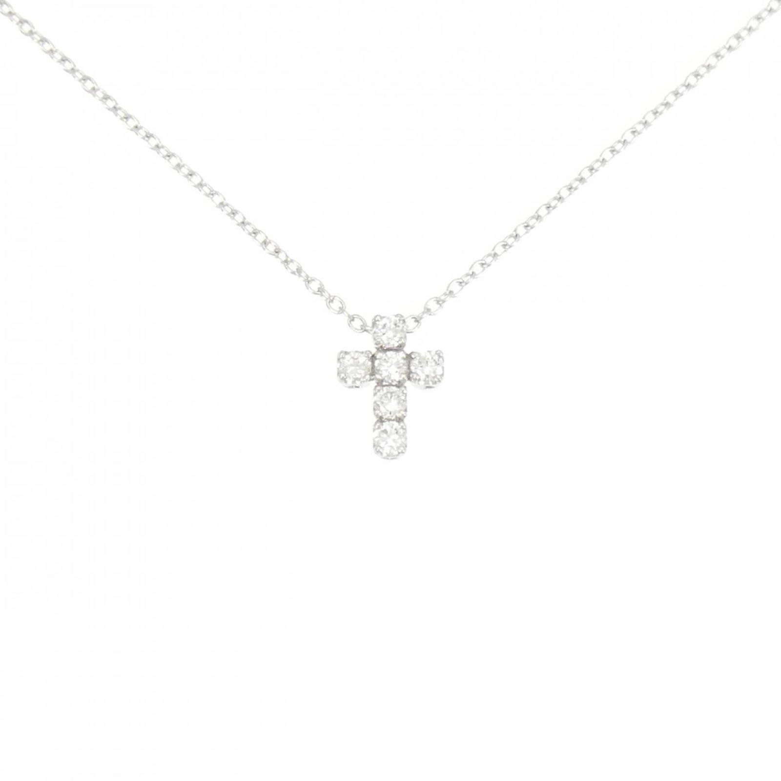 18K White Gold Ponte Vecchio: 18K White Gold Ponte Vecchio Ponte Vecchio necklace for women made of 18K white gold, featuring a diamond pendant; neck circumference adjustable from 36 cm to 40 cm and pendant size of 9.5mm x 7.1mm,