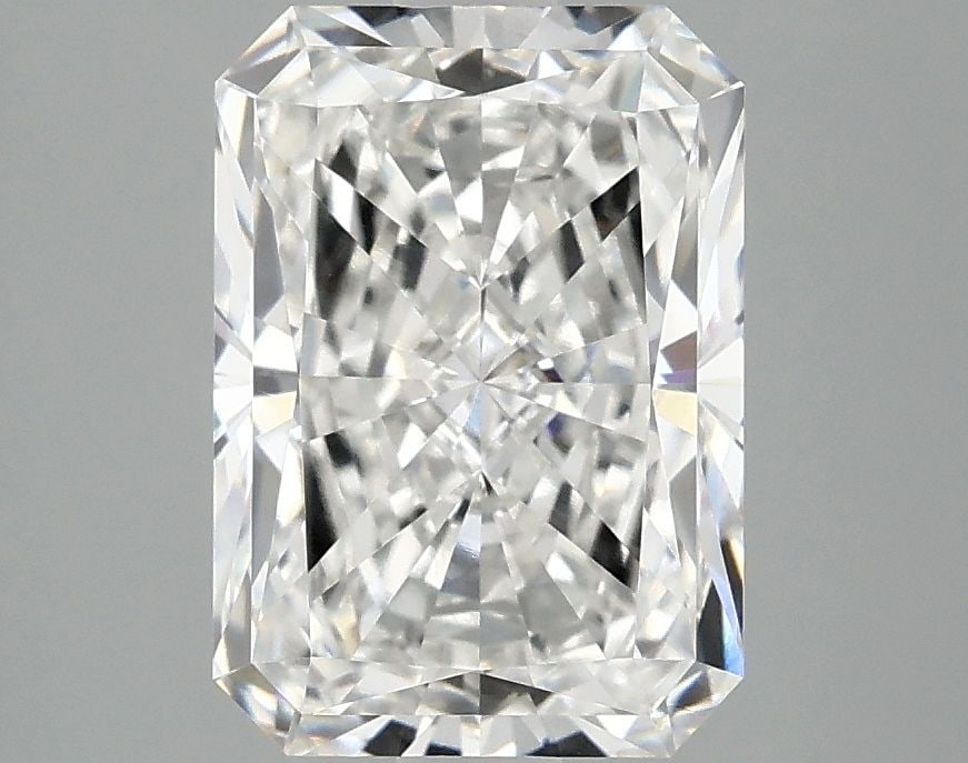 Loose Lab Diamond 2.97ct F VVS2 IGI Radiant: Loose Lab Diamond 2.97ct F VVS2 IGI Radiant Loose 2.97ct lab-grown diamond in a radiant cut with color F and VVS2 clarity, measuring 10.0L x 7.05W x 4.76H mm, certified by IGI. Item Specifics: