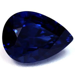 Loose Sapphire Gemstone Pear 1.21ct Blue SI: Loose Sapphire Gemstone Pear 1.21ct Blue SI Loose 1.21 ct blue sapphire gemstone, faceted with SI clarity, heated treatment, measuring 7.12L x 5.23W, certification not available. Item Specifics: