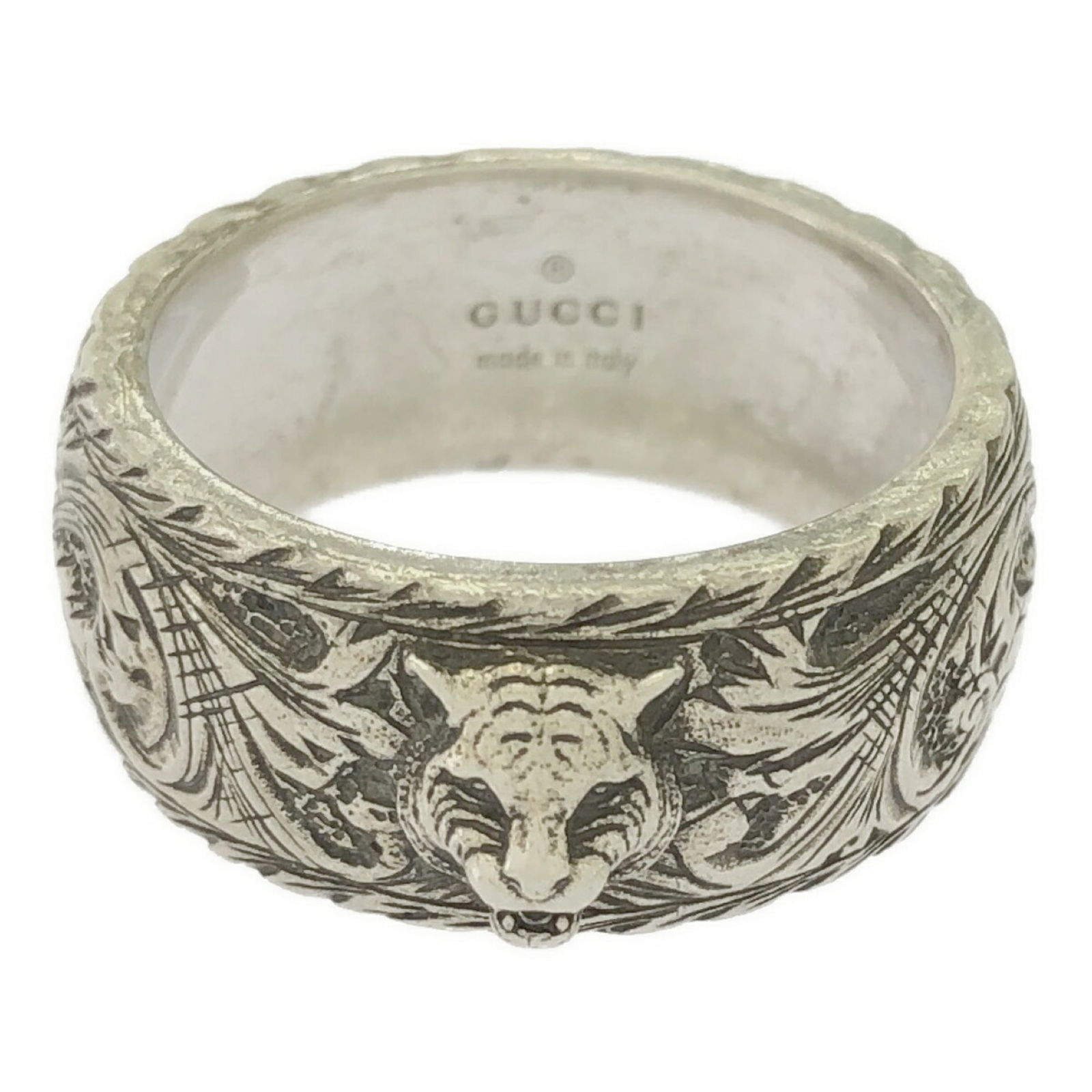 Silver 925 Gucci Band Ring (1 of 6)