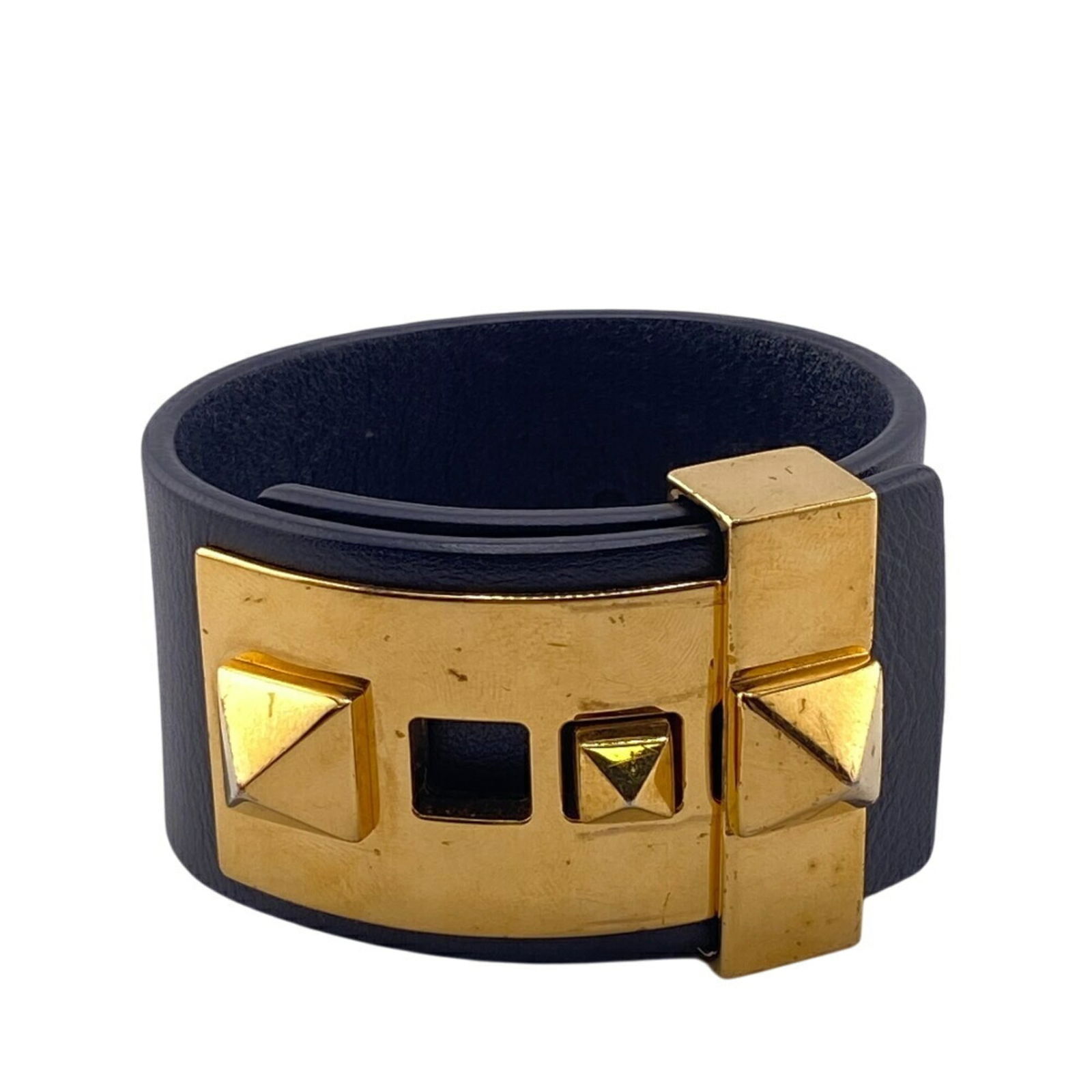 Valentino Charm Bracelet, Gold Plating & Leather (1 of 10)