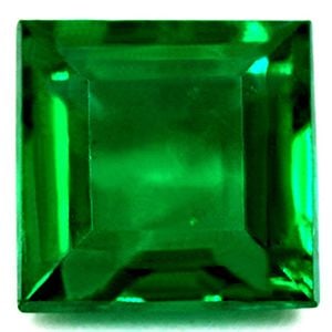 Loose Emerald Gemstone 1.57ct Green SI GIA Square: Loose Emerald Gemstone 1.57ct Green SI GIA Square Loose emerald gemstone weighing 1.57ct, faceted with intense green color and SI clarity, measures 6.64L x 6.53W, certified by GIA. Item Specifics: Typ