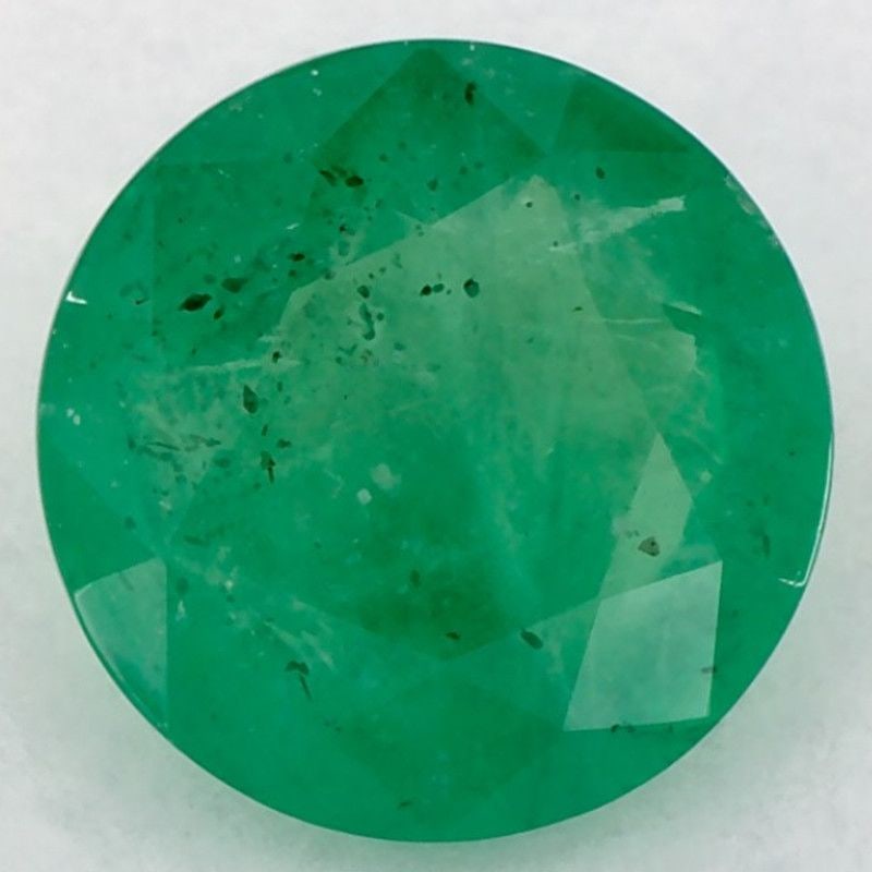 Loose Green Emerald Gemstone 1.41ct SI - Round (1 of 1)