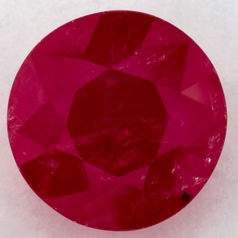 Loose Ruby Gemstone 2.74ct Round Red SI (1 of 1)