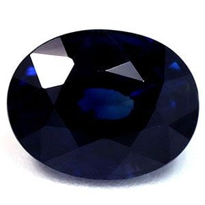 Loose Sapphire Gemstone 1.84ct Blue Oval SI: Loose Sapphire Gemstone 1.84ct Blue Oval SI Loose sapphire gemstone weighing 1.84ct with a blue color and SI clarity, featuring a faceted cut; measurements are 7.64L x 6.04W and it has been