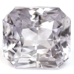 Loose Sapphire Gemstone Emerald 1.75ct White SI: Loose Sapphire Gemstone Emerald 1.75ct White SI 1.75ct white sapphire gemstone, faceted with SI clarity and no treatment, measuring 6.78L x 6.06W, not certified. Item Specifics: Type: Sapphire