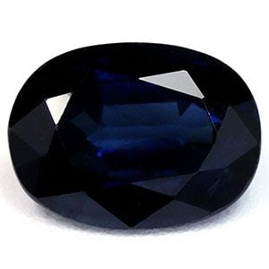 Loose Sapphire Gemstone 1.52ct Blue Oval (1 of 1)