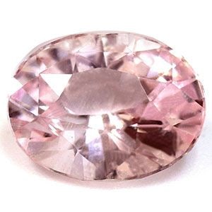 Loose Sapphire Gemstone Oval 2.56ct Peach SI: Loose Sapphire Gemstone Oval 2.56ct Peach SI Loose Sapphire Gemstone weighing 2.56 ct, faceted oval cut in peach color with SI clarity, heated treatment, and measuring 8.97L x 7.0W mm. Item