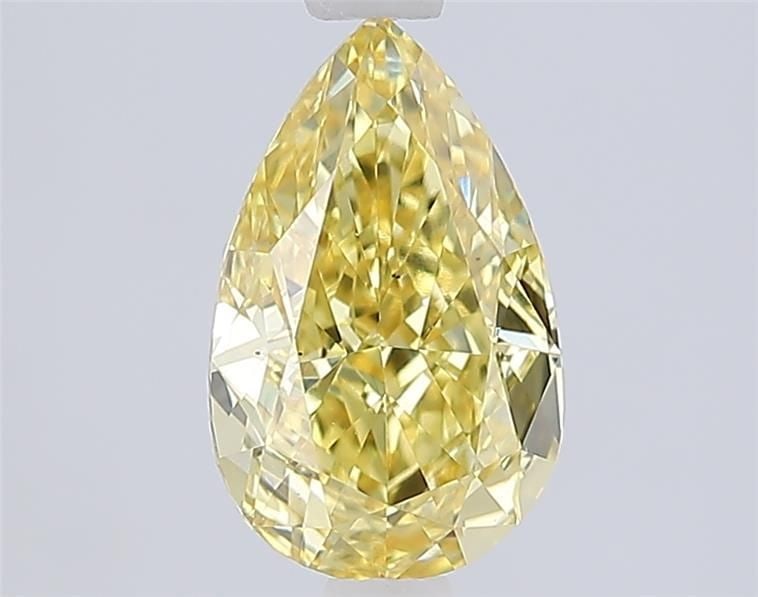 Loose Lab Diamond IGI Pear 1.55ct Fancy Intense Yellow VS1: Loose Lab Diamond IGI Pear 1.55ct Fancy Intense Yellow VS1 Loose Lab Diamond IGI certified pear shape weighing 1.55 ct in Fancy Intense Yellow color with VS1 clarity, measuring 9.51L x 5.9W x 3.83H