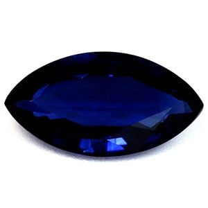 Loose Sapphire Gemstone Marquise 2.03ct Blue SI: Loose Sapphire Gemstone Marquise 2.03ct Blue SI Loose Sapphire Gemstone weighing 2.03 ct, faceted marquise cut in intense blue color with SI clarity, heated treatment, measuring 11.5L x 6.2W mm. 