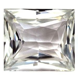 Loose Sapphire Gemstone 1.55ct White EC - Emerald: Loose Sapphire Gemstone 1.55ct White EC - Emerald Loose 1.55ct white sapphire gemstone, faceted, EC clarity, untreated, with white color shade. Item Specifics: Type: Sapphire Carat: 1.55 Cut: