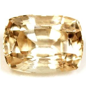 Loose Sapphire Gemstone 1.31ct Peach Cushion: Loose Sapphire Gemstone 1.31ct Peach Cushion This loose peach sapphire gemstone weighs 1.31 carats, is faceted with a peach color, and measures 6.85mm x 5.07mm. It has no certification. Item